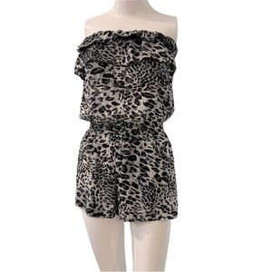 JUMPSUIT Women's Small Animal Print FCNY